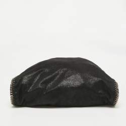 Pre Owned Stella McCartney Black Shaggy Dear Falabella Tote