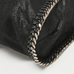 Pre Owned Stella McCartney Black Shaggy Dear Falabella Tote