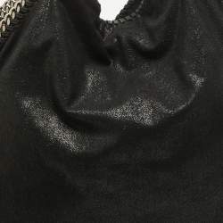 Pre Owned Stella McCartney Black Shaggy Dear Falabella Tote