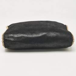 Pre Owned Stella McCartney Black Faux Leather Small Falabella Tote