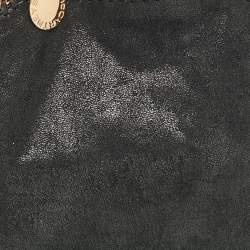 Pre Owned Stella McCartney Black Faux Leather Small Falabella Tote