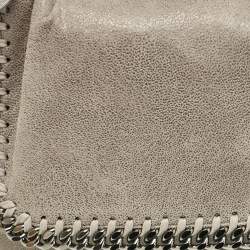 Stella McCartney Grey Faux Suede Falabella Flap Bag