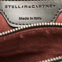Pre Owned Stella McCartney Black Faux Leather Falabella Box Satchel