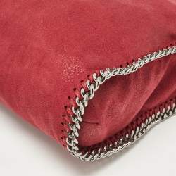 Pre Owned Stella McCartney Burgundy Faux Leather Small Falabella Tote