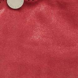 Pre Owned Stella McCartney Burgundy Faux Leather Small Falabella Tote