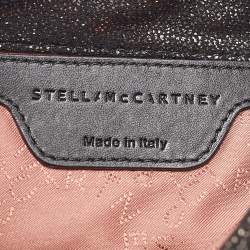 Pre Owned Stella McCartney Metallic Faux Leather Falabella Crossbody Bag