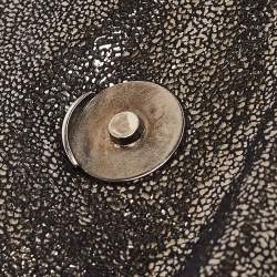 Pre Owned Stella McCartney Metallic Faux Leather Falabella Crossbody Bag
