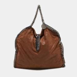 Stella McCartney Brown Faux Suede Small Falabella Tote