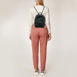 Pre Owned Stella McCartney Black Faux Suede Falabella Backpack