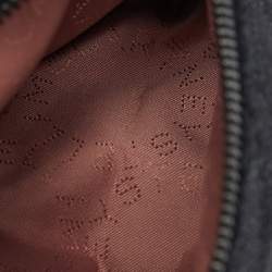 Pre Owned Stella McCartney Black Faux Suede Falabella Backpack