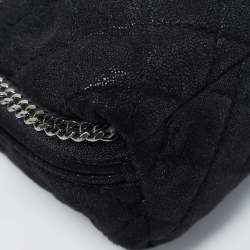 Pre Owned Stella McCartney Black Faux Suede Falabella Backpack