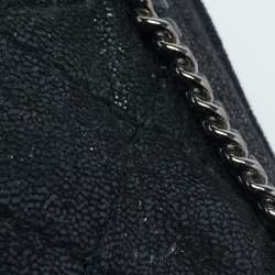 Pre Owned Stella McCartney Black Faux Suede Falabella Backpack