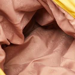 Pre Owned Stella McCartney Yellow Faux Suede Small Falabella Tote