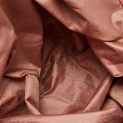 Pre Owned Stella McCartney Coral Orange Faux Suede Large Falabella Tote