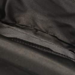 Pre Owned Stella McCartney Black/White Satin Embroidered Top Handle Bag