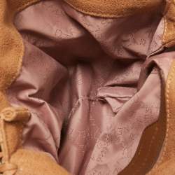 Pre Owned Stella McCartney Brown Faux Suede Falabella Fringe Bag