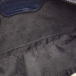 Pre Owned Stella McCartney Blue Denim Love Falabella Camera Crossbody Bag