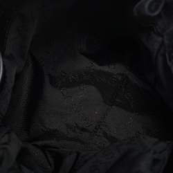 Pre Owned Stella McCartney Black Velvet Mini Falabella Tote