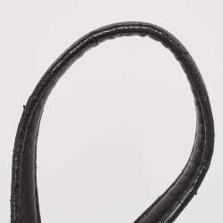 Pre Owned Stella McCartney Black Woven Faux Leather Falabella Box Shoulder Bag