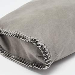 Pre Owned Stella McCartney Grey Faux Suede Small Falabella Tote