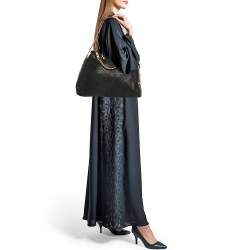 Pre Owned Stella McCartney Black Faux Suede Small Falabella Tote