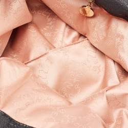 Pre Owned Stella McCartney Black Faux Suede Small Falabella Tote