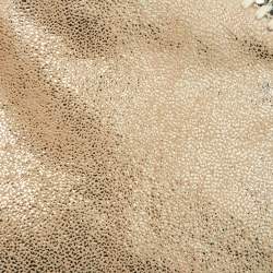 Pre Owned Stella McCartney Gold Faux Suede Tiny Falabella Tote