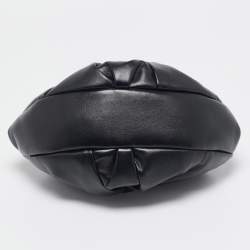Stella McCartney Black Faux Leather Falabella Double Chain Shoulder Bag