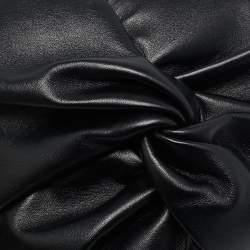 Stella McCartney Black Faux Leather Falabella Double Chain Shoulder Bag