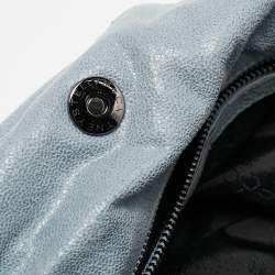 Pre Owned Stella McCartney Light Blue Faux Suede Small Falabella Tote