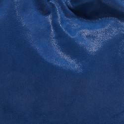 Pre Owned Stella McCartney Blue Faux Suede Small Falabella Tote