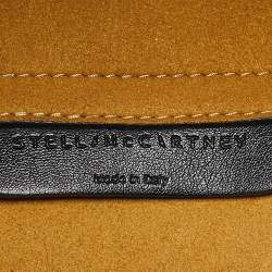 Stella McCartney Black Faux Leather Perforated Logo Tote