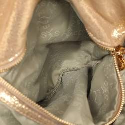 Pre Owned Stella McCartney Gold Faux Suede Small Falabella Tote