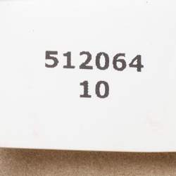 Pre Owned Stella McCartney Beige/Black Canvas and Faux Leather Wristlet Clutch