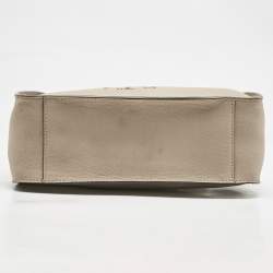 Stella McCartney Beige Faux Leather Logo Crossbody Bag
