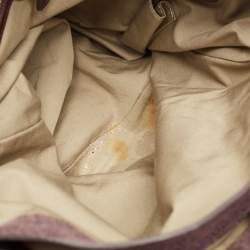 Stella McCartney Purple Faux Leather Appaloosa Tote
