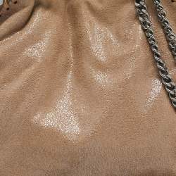 Stella McCartney Beige Faux Leather Mini Falabella Tote