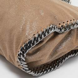 Stella McCartney Beige Faux Leather Mini Falabella Tote
