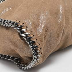 Stella McCartney Beige Faux Leather Mini Falabella Tote