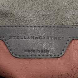 Pre Owned Stella McCartney Grey Faux Suede Mini Falabella Tote