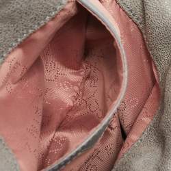 Pre Owned Stella McCartney Grey Faux Suede Mini Falabella Tote