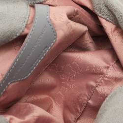 Pre Owned Stella McCartney Grey Faux Suede Mini Falabella Tote