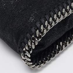 مملوكة مسبقًا Stella McCartney Black Faux Suede Tiny Falabella Tote