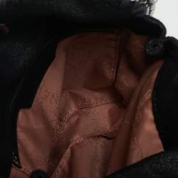 مملوكة مسبقًا Stella McCartney Black Faux Suede Tiny Falabella Tote