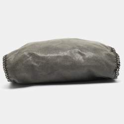 Stella McCartney Grey Faux Suede Large Falabella Tote