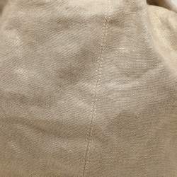Stella McCartney Metallic Beige/Gold Jute Bow Hobo
