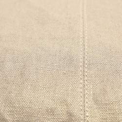 Stella McCartney Metallic Beige/Gold Jute Bow Hobo