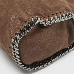 Stella McCartney Dark Beige Faux Leather Mini Falabella Tote