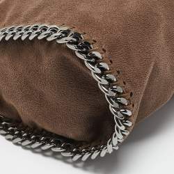 Stella McCartney Dark Beige Faux Leather Mini Falabella Tote
