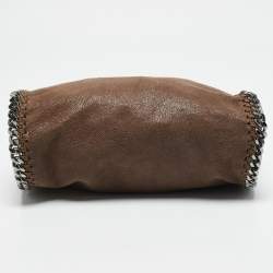Stella McCartney Dark Beige Faux Leather Mini Falabella Tote
